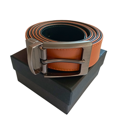 Omicron - Pure Leather Double-Sided Belt