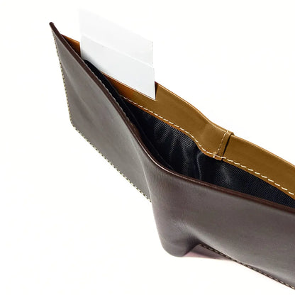 Hidden pocket 1 Slim Leather Wallet